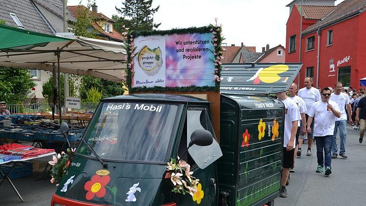 Impressionen vom Mainleuser Kirchweih-Umzug. Foto: Uschi Prawitz