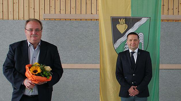 Zweiter Bürgermeister Martin Rebhan (links) mit Bürgermeister Karl Kolb Foto: Andreas Herzog