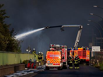 Großfeuer in Hamburg