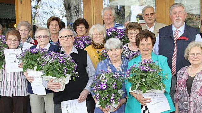 Bei der Hauptversammlung des Marienvereins wurden viele Mitglieder zu Ehrenmitgliedern ernannt.  Foto: Michael Stelzner