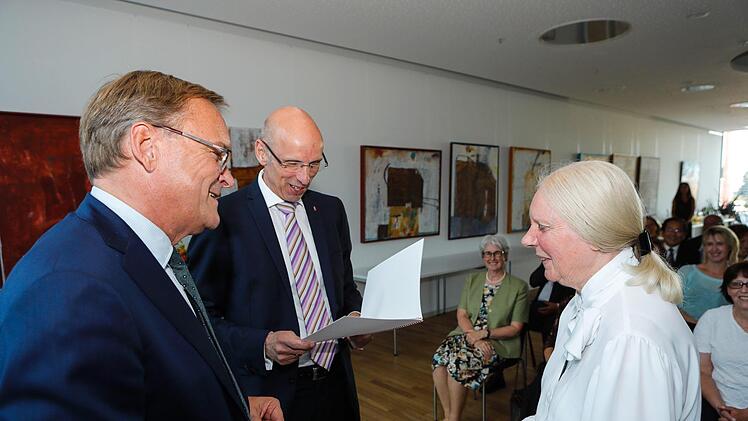 Tanna Hohenstein mit Starke und SchweinsbergFoto: Matthias Hoch