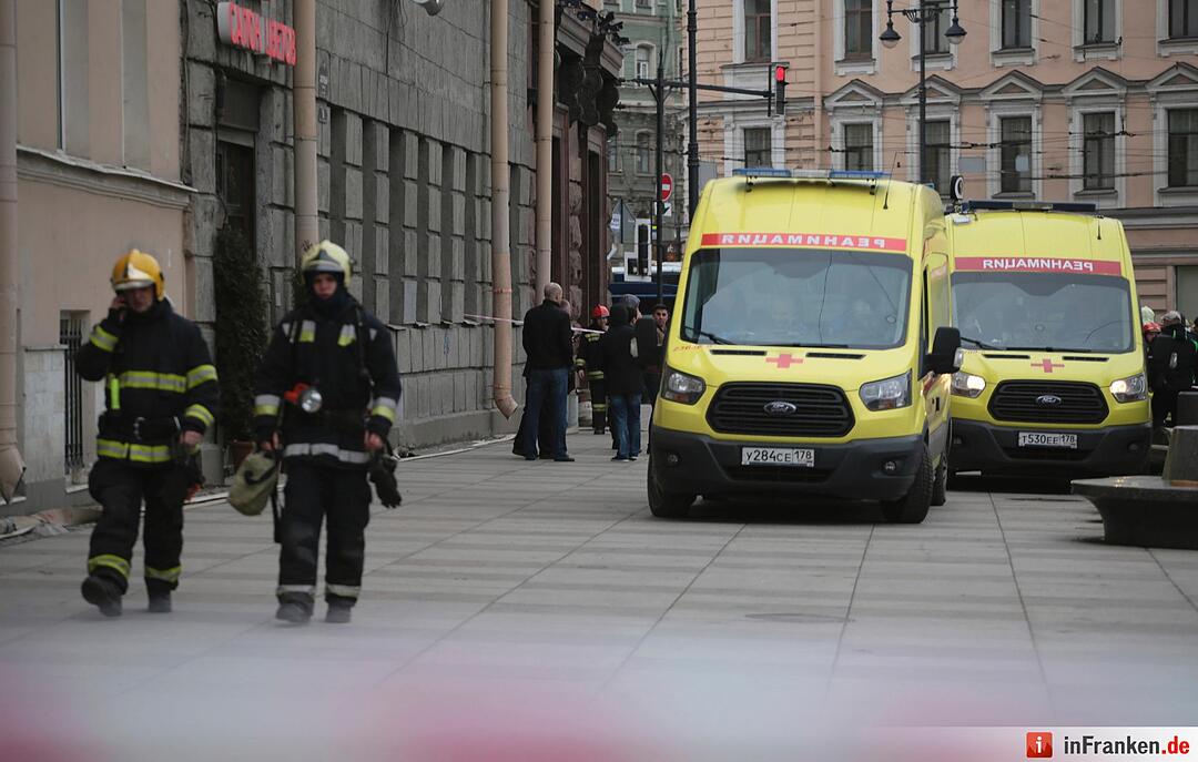 Explosion in der U-Bahn in St.Petersburg