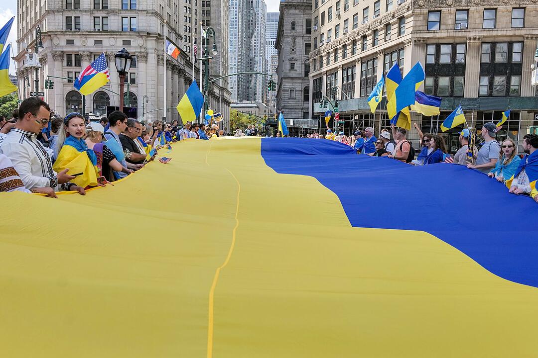 Ukrainischer Unabh&auml;ngigkeitsmarsch in den USA