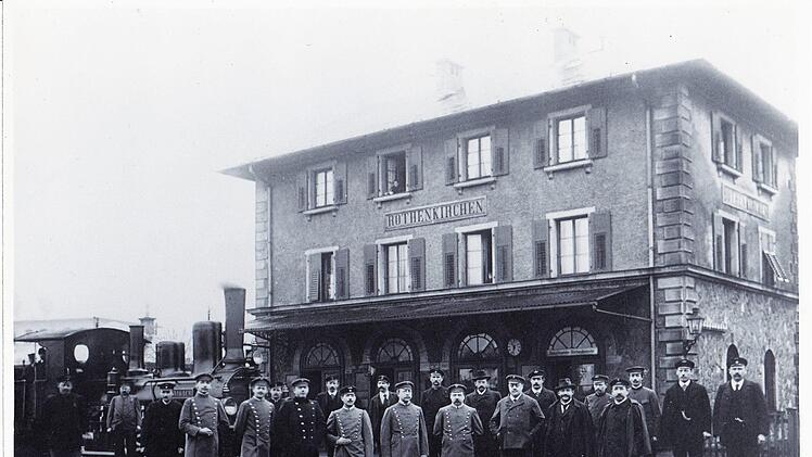 Der Bahnhof in Pressig hieß früher Rothenkirchen. Foto: Archiv Georg Dinkel