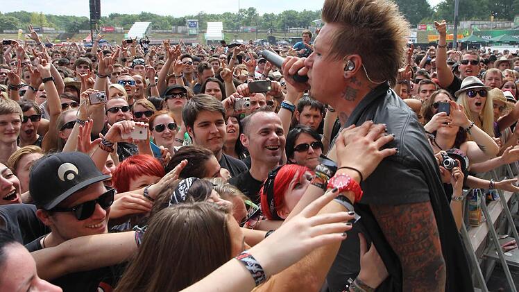 Der Auftritt von Papa Roach. Foto: Michael Gründel