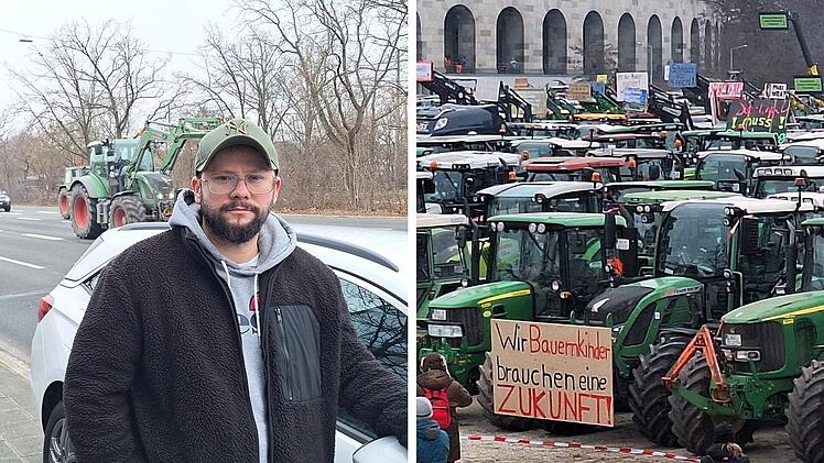 Nürnberg: Vater will mit Sohn (9) zur Bauerndemo - doch neben Konvoi passiert ein Unfall