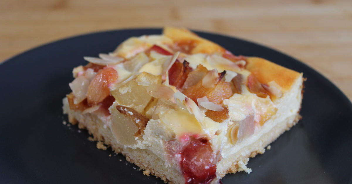 Das perfekte Rezept für den Herbst: Himmlischer Blechkuchen mit Streuobst