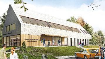 So kann das Begegnungszentrum Marktleugast mit Arztpraxis nach einem Entwurf des Architekturb&uuml;ros Juli aussehen. Entwurf: Architekturb&uuml;ro Juli