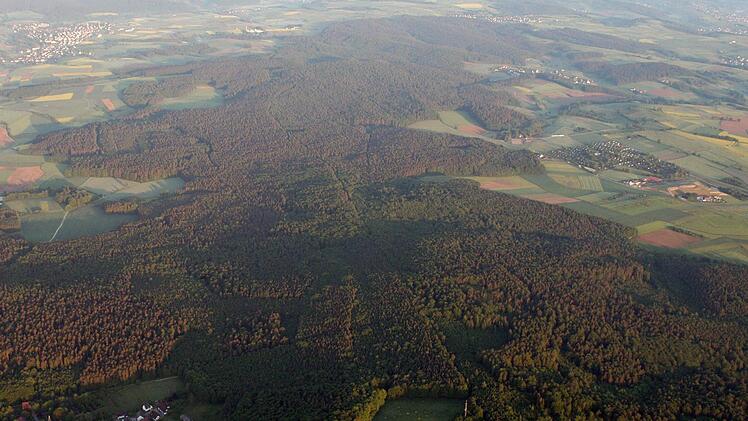 Ein lang gestrecktes Waldband zwischen dem Regnitz- und dem Aurachtal: der Michelsberger Wald. Foto: Ronald Rinklef