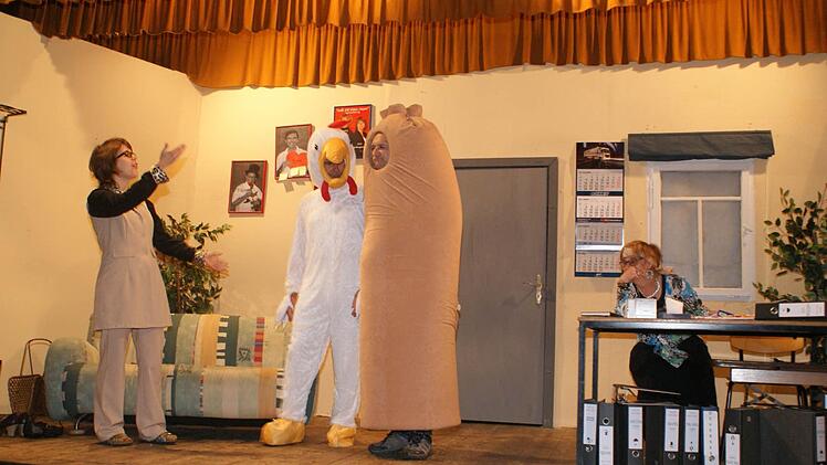 Wienerla und Göeggela kommen vom Einsatz zurück. Foto: Stefan Motschenbacher