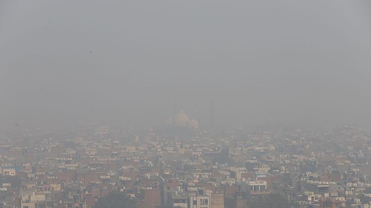 Smog in Neu Delhi