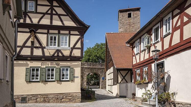 Ein malerischer Winkel: die Obere Mühle in Fladungen. Foto: Jürgen Hüfner