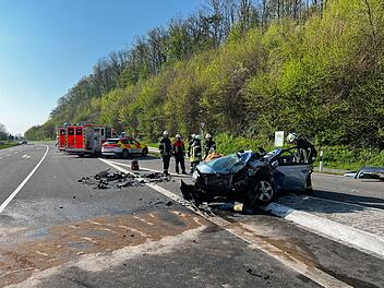 Schwerer Zusammensto&szlig; bei Eltmann