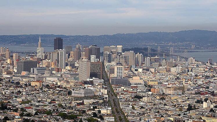 Wurde im April 1906 von einem starken Erdbeben getroffen: San Francisco.