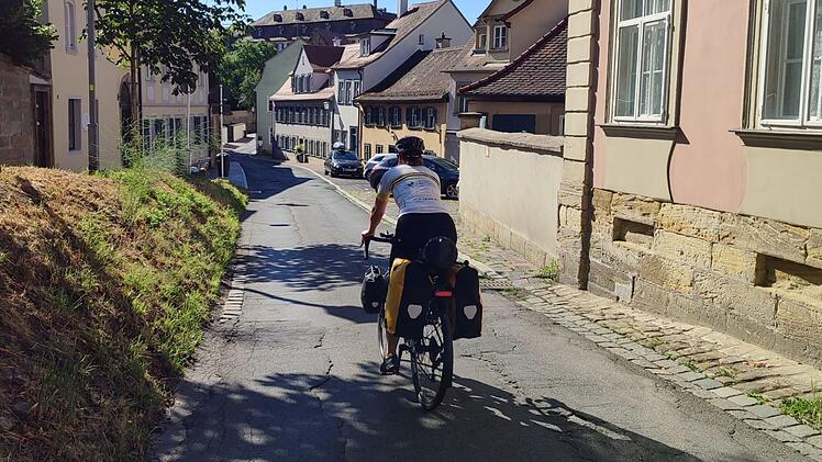 Bamberg: Alleine mit dem Fahrrad durch Europa - "ich musste nicht bedauert werden"