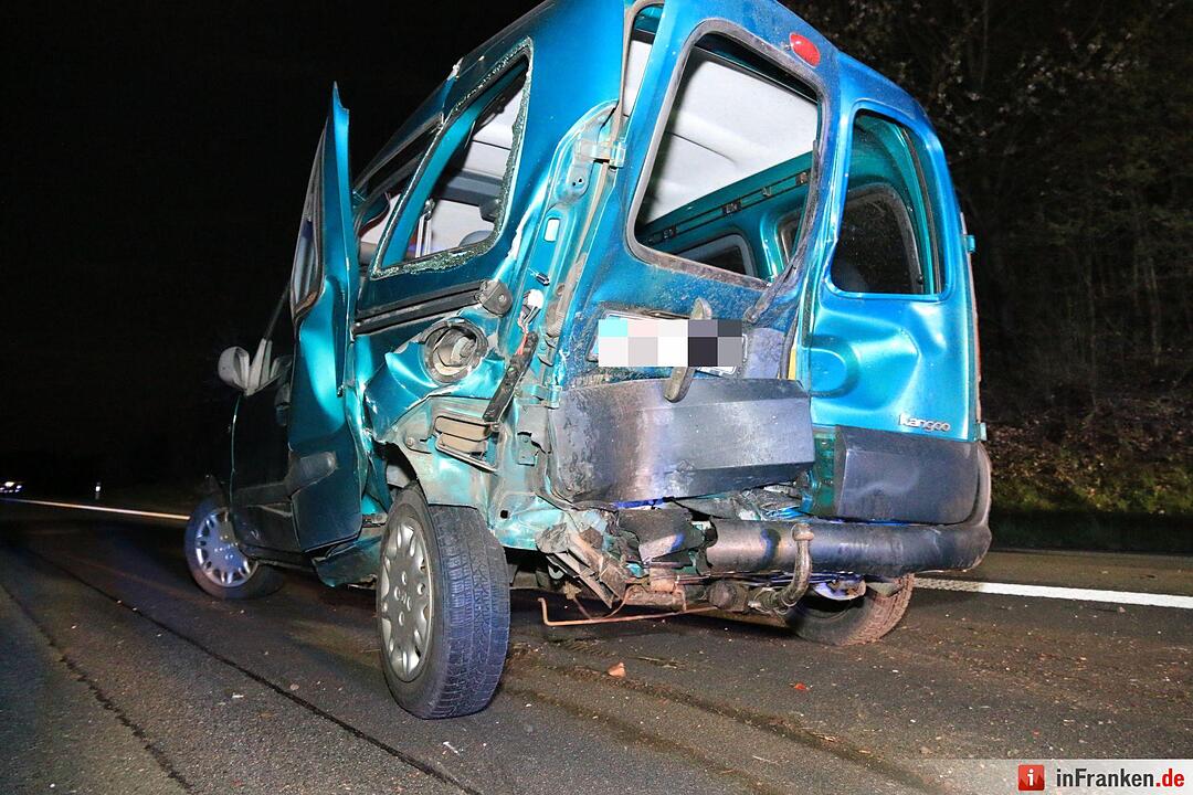 Kollision auf A73 bei Strullendorf