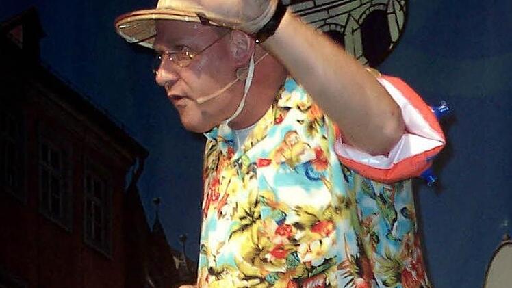 Otmar Schraut als fränkischer Urlauber.