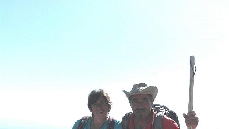 Am Kap Finisterre traf Robert Reuscher Mitte Oktober wieder seine Frau Marianne. Robert Reuscher