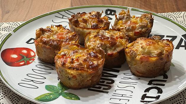 Chili-con-Carne-Muffins schmecken super lecker.