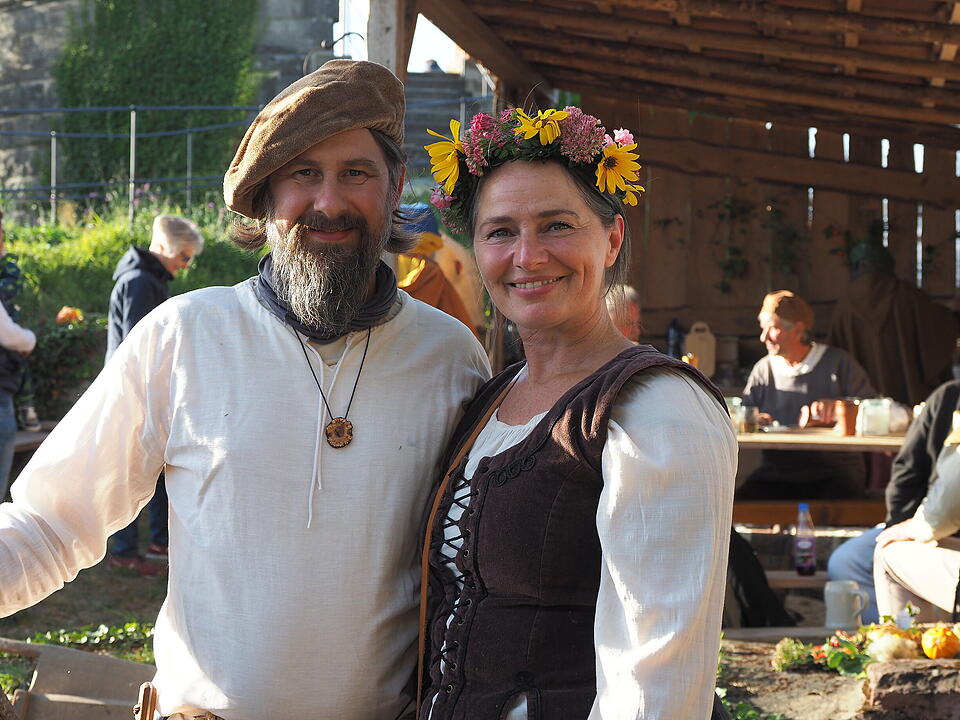 Auf der Burgruine in Bad Kissingen