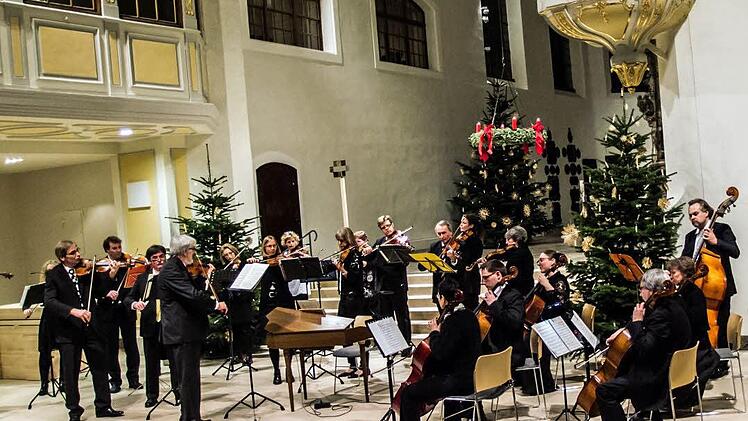Impressionen vom Weihnachtskonzert mit dem Collegium Musicum in der Coburger MorizkircheFoto: Jochen Berger