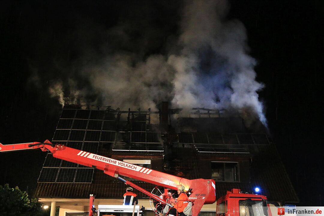 Blitzeinschlag in Gernach