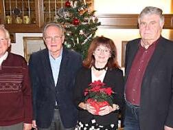 Bei der BLLV-Ehrung, von links: Birgit Finzel, Jens Fertinger, Wolfgang Köhler, Ruth Krauß, Adolf Kunzmann und Günter Lipp  Foto: jf