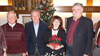 Bei der BLLV-Ehrung, von links: Birgit Finzel, Jens Fertinger, Wolfgang Köhler, Ruth Krauß, Adolf Kunzmann und Günter Lipp  Foto: jf