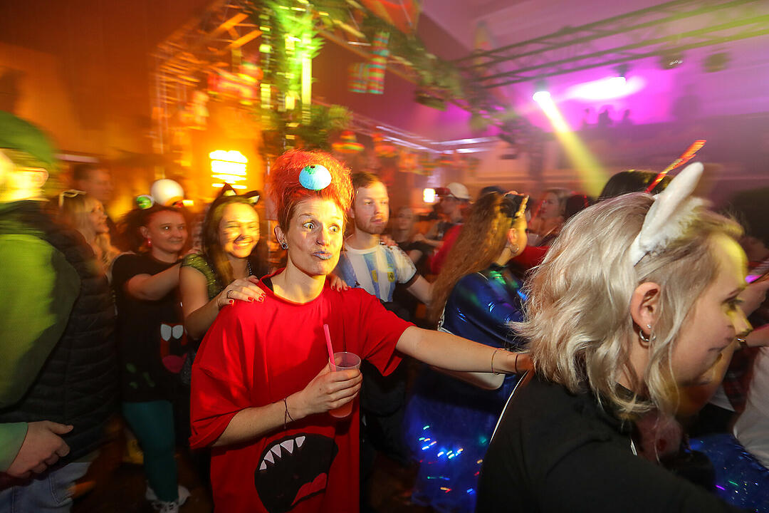 Beste Partystimmung in der Stadthalle