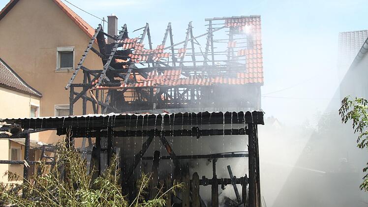 Großbrand in Hutschdorf Foto: Andreas Schmitt