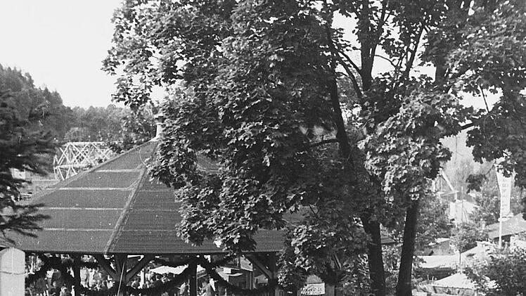 Am Pavillon (1951). Foto: Stadtarchiv Kronach