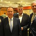 Gerhard Schneider (2. von links) geht als Kandidat der Bad Kissinger CSU in die Oberbürgermeisterwahl im März 2020. Der 58-Jährige setzte sich im ersten Wahlgang gegen (von links) Lars Streiberger, Hans-Jörg Rustler und Ulrich Wittfeld durch.  Foto: Siegfried Farkas