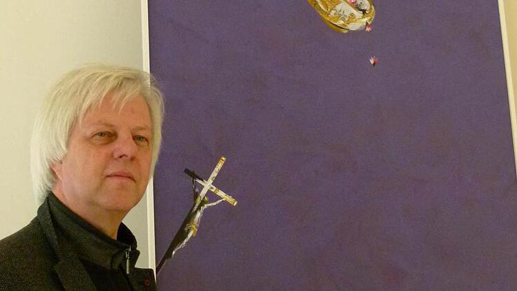 Manfred Hürlimann hat die pikante Geschichte um das "Bardelou" auf seine Weise interpretiert. Foto: Marion Krüger-Hundrup