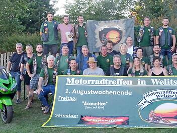 Die Motorradfreunde laden zum 25. Jubiläumstreffen nach Welitsch ein. Foto: K.- H. Hofmann
