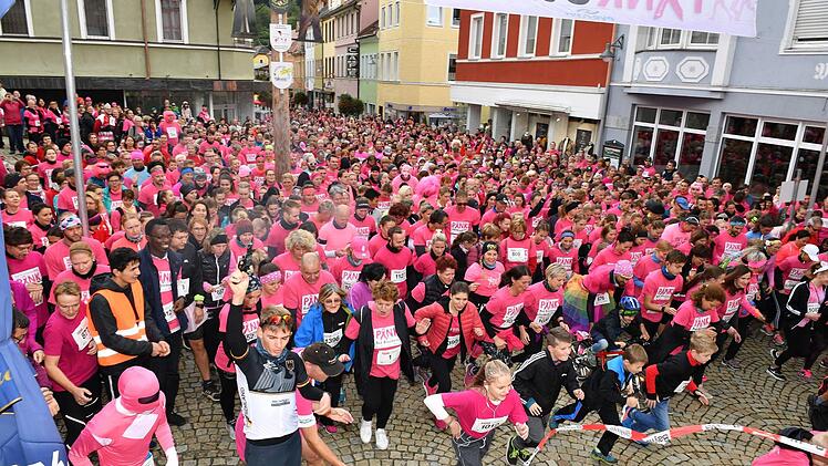 Pinklauf 2019 in Bad Brückenau Foto: Ronald Rinklef