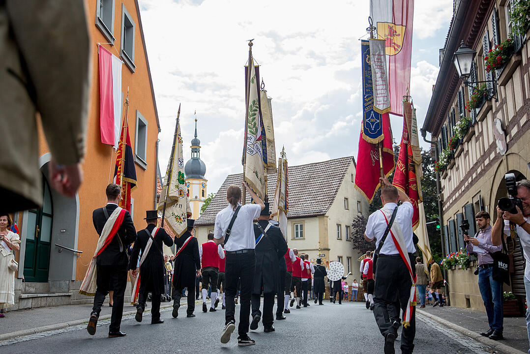Heimf&uuml;hrung der Braut des F&uuml;rsten Castell-R&uuml;denhausen