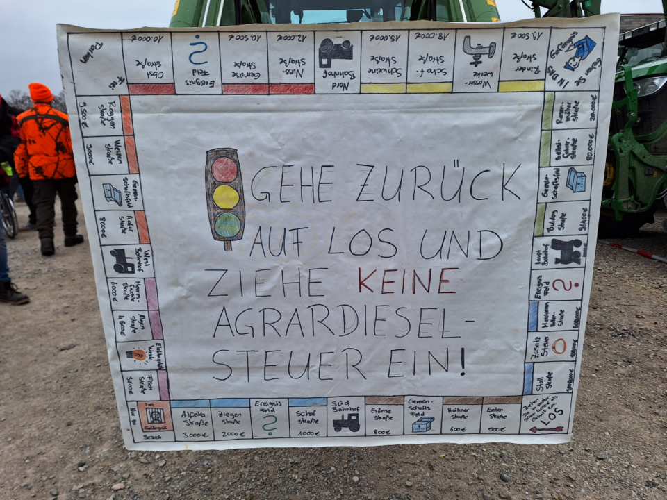 Bilder von der Mega-Demo in Nürnberg: Tausende Bauern demonstrieren