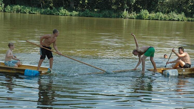 Beim Fischerstechen Foto: Edwin Meißinger