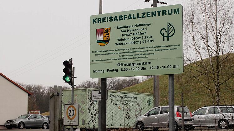 Das Kreisabfallzentrum Foto: Günther Geiling