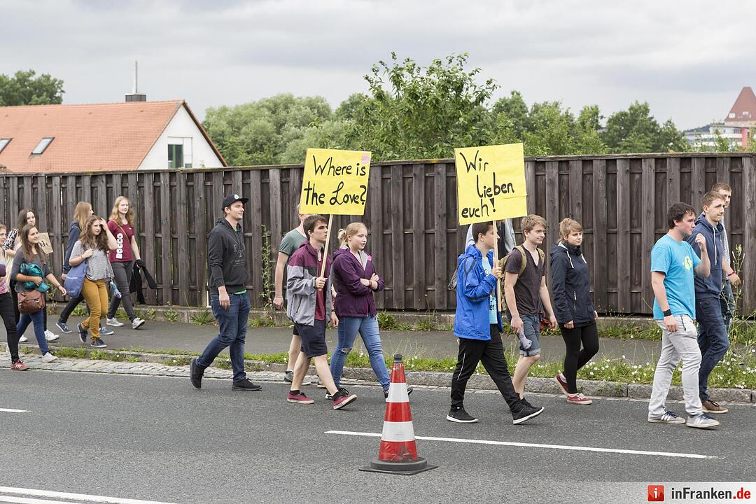 Demonstration gegen Rechts in Zirndorf