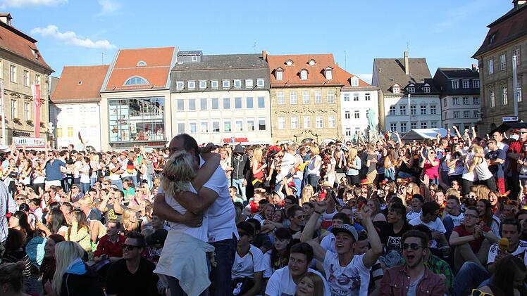 Nach dem Tor: Freude! Foto: Sebastian Martin