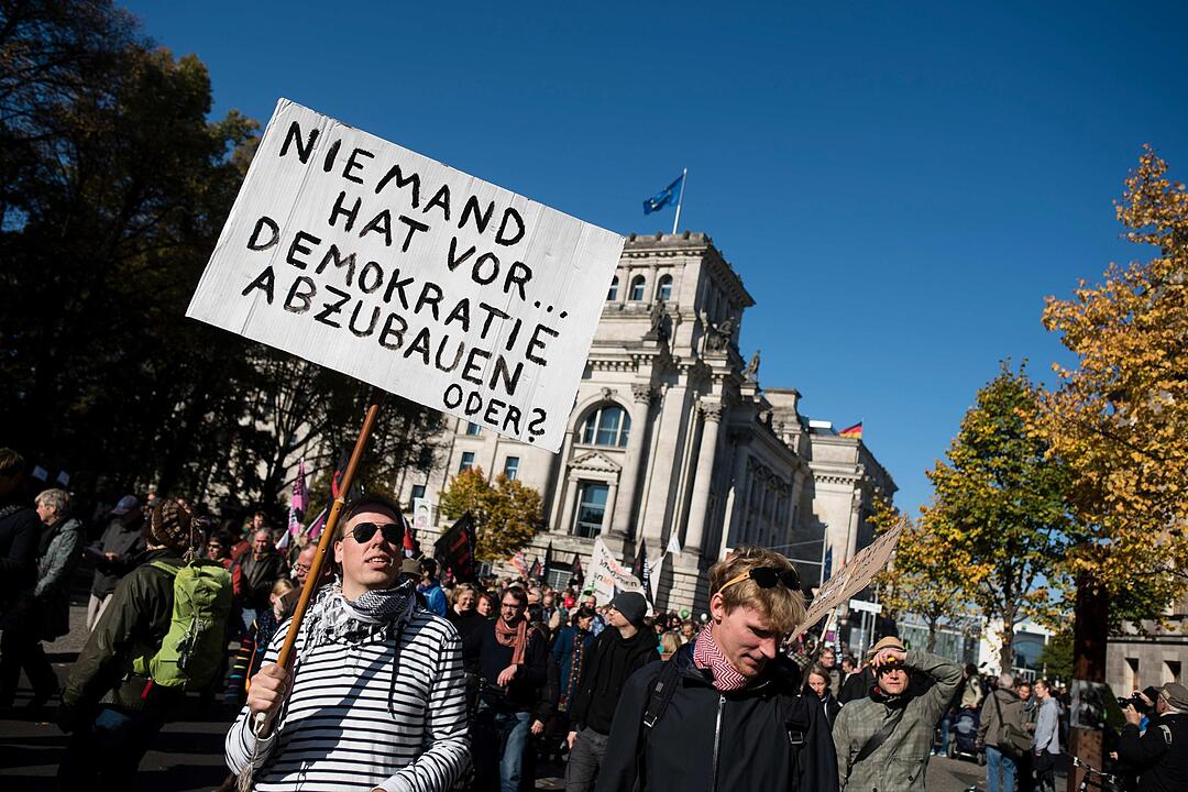 Demonstration gegen TTIP und CETA