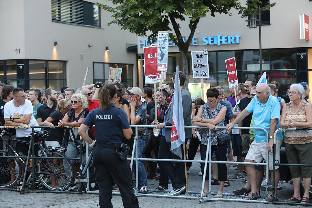 Björn Höcke in Forchheim: Demonstrationen gegen AfD-Politiker