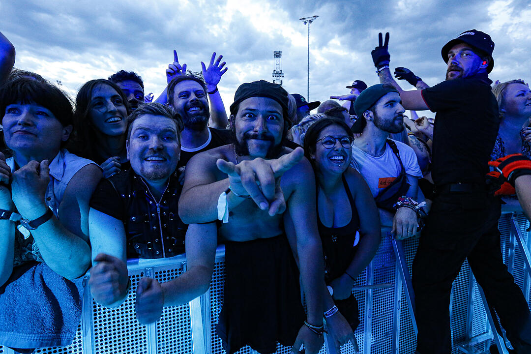Rock im Park 2019: Regen und Sturm beim Auftritt der Ärzte