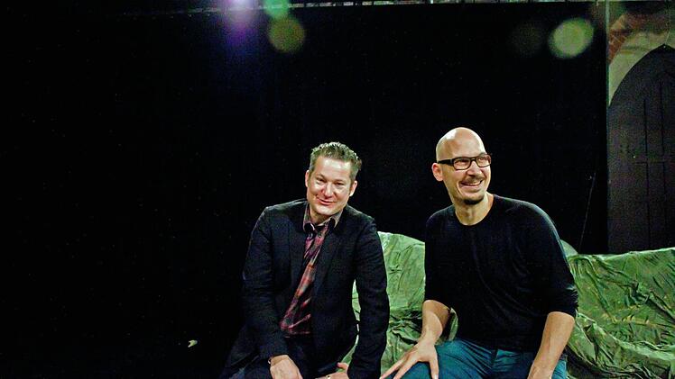 Regisseur Tobias Materna (links) und Ausstatter Till Kuhnert. Foto: Jochen Berger