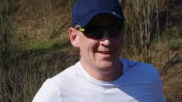 Der beste Läufer aus dem Kreis Kronach auf der Halbmarathon-Strecke: Michael Theimer vom FC Burggrub. Foto: Hans Franz