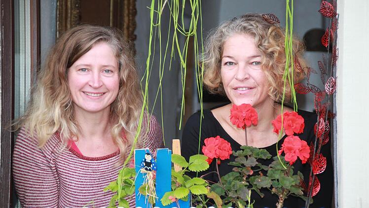 Zwei, die an einem Strang ziehen: Sabine Häring (links) und Sonja Johannes (rechts).