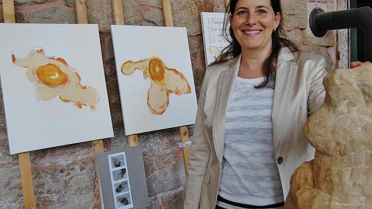 Gabriele Graef-Stempfle machte gleich bei zwei Workshops mit. Foto: Sigismund von Dobschütz