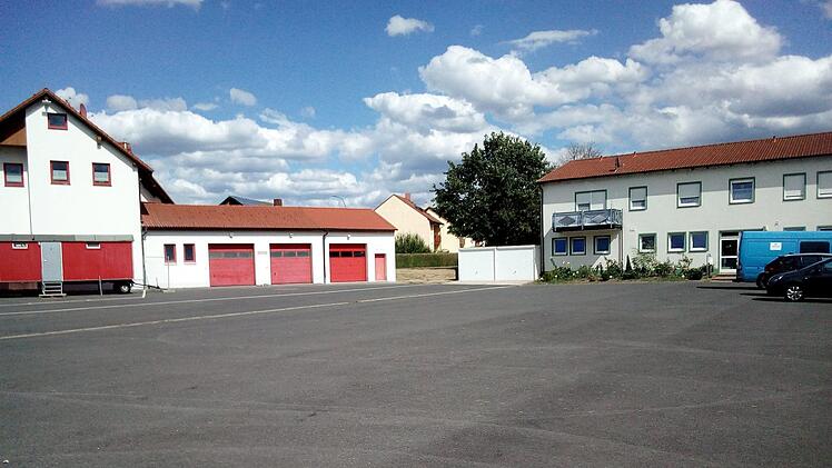 Der Dörfleinser Festplatz am Kerwa-Wochenende - ganz ohne Karussell und Buden. Foto: privat