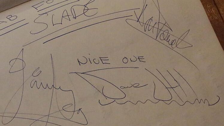 Die Gruppe Slade war hier